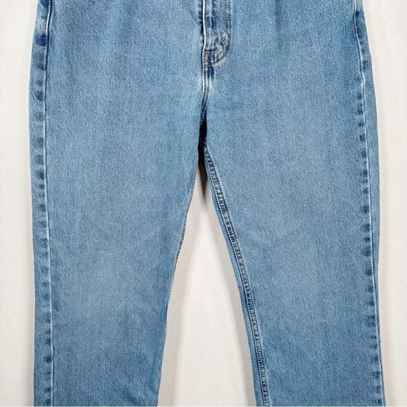 Levis Mens Size 36x30  Light Wash Slim Straight Jeans - Picture 6 of 16